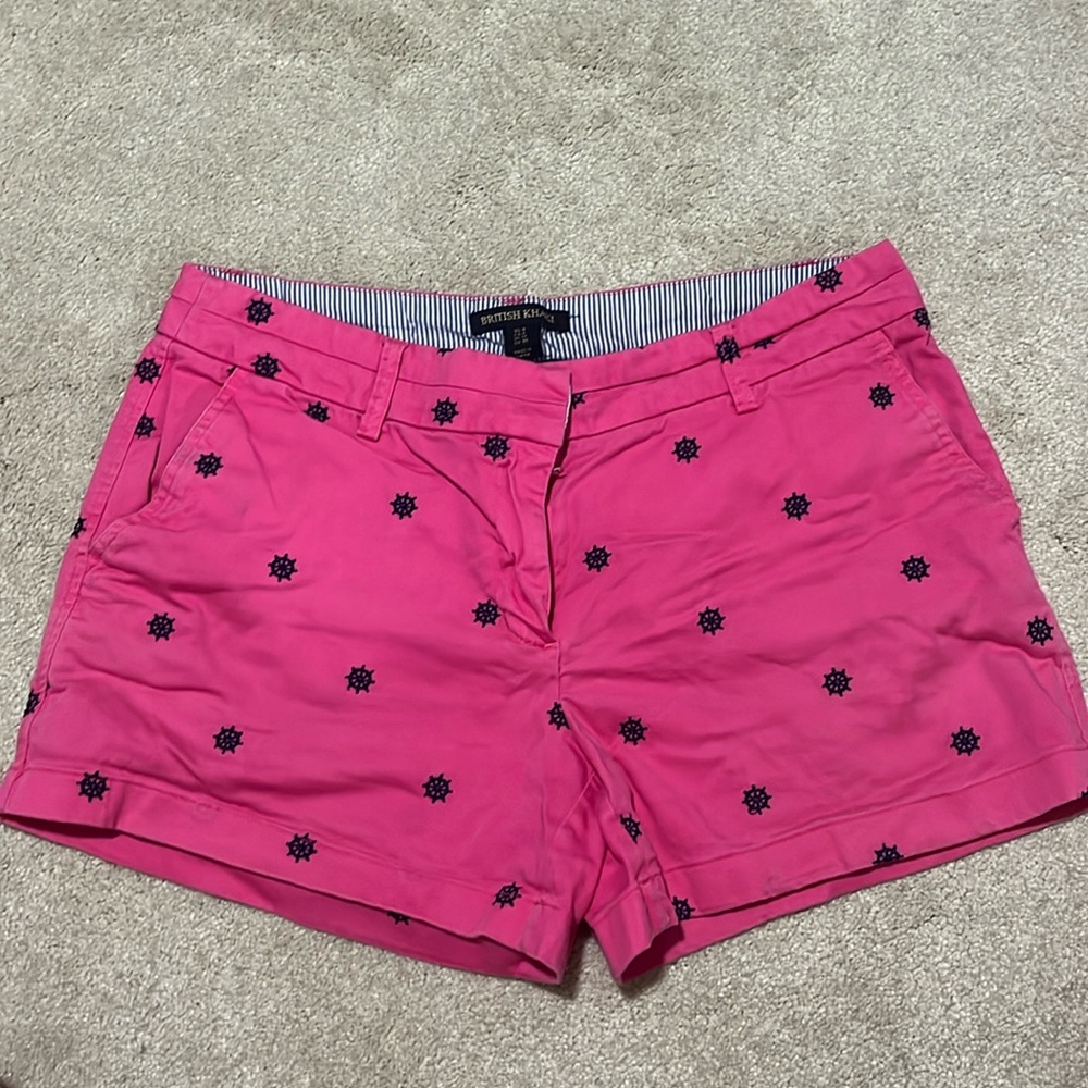 Pink Patterned Shorts